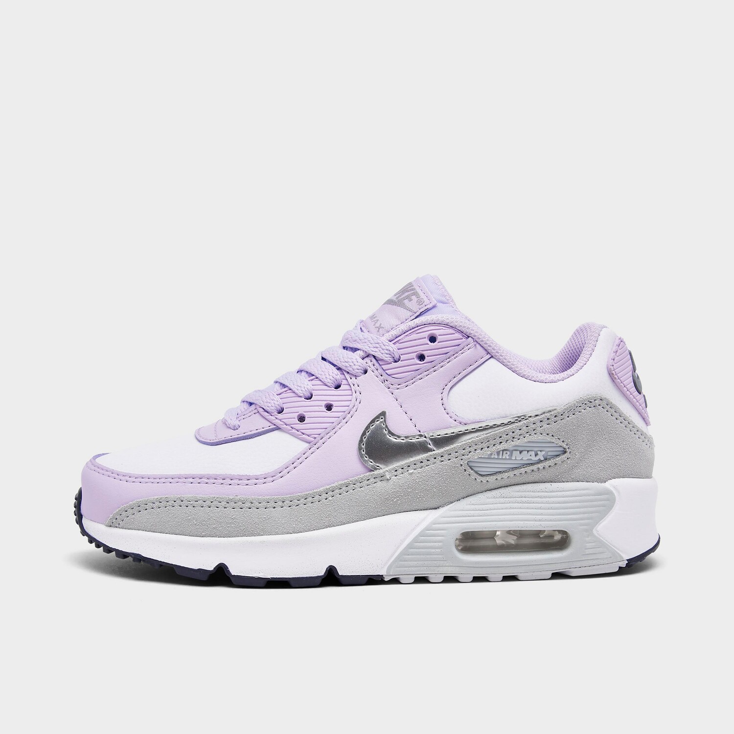 

Повседневная обувь Nike Air Max 90 для больших детей для девочек, фиолетовый
