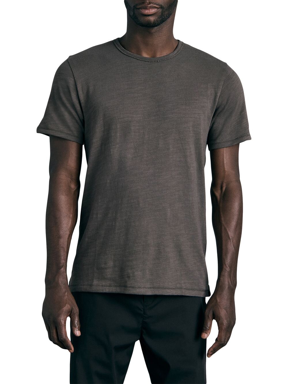 

Футболка Classic Flame Slub-Cotton rag & bone, серый