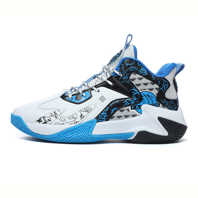 

Баскетбольные кроссовки Basketball Shoes Men Mid-Top Cindiress, белый/синий