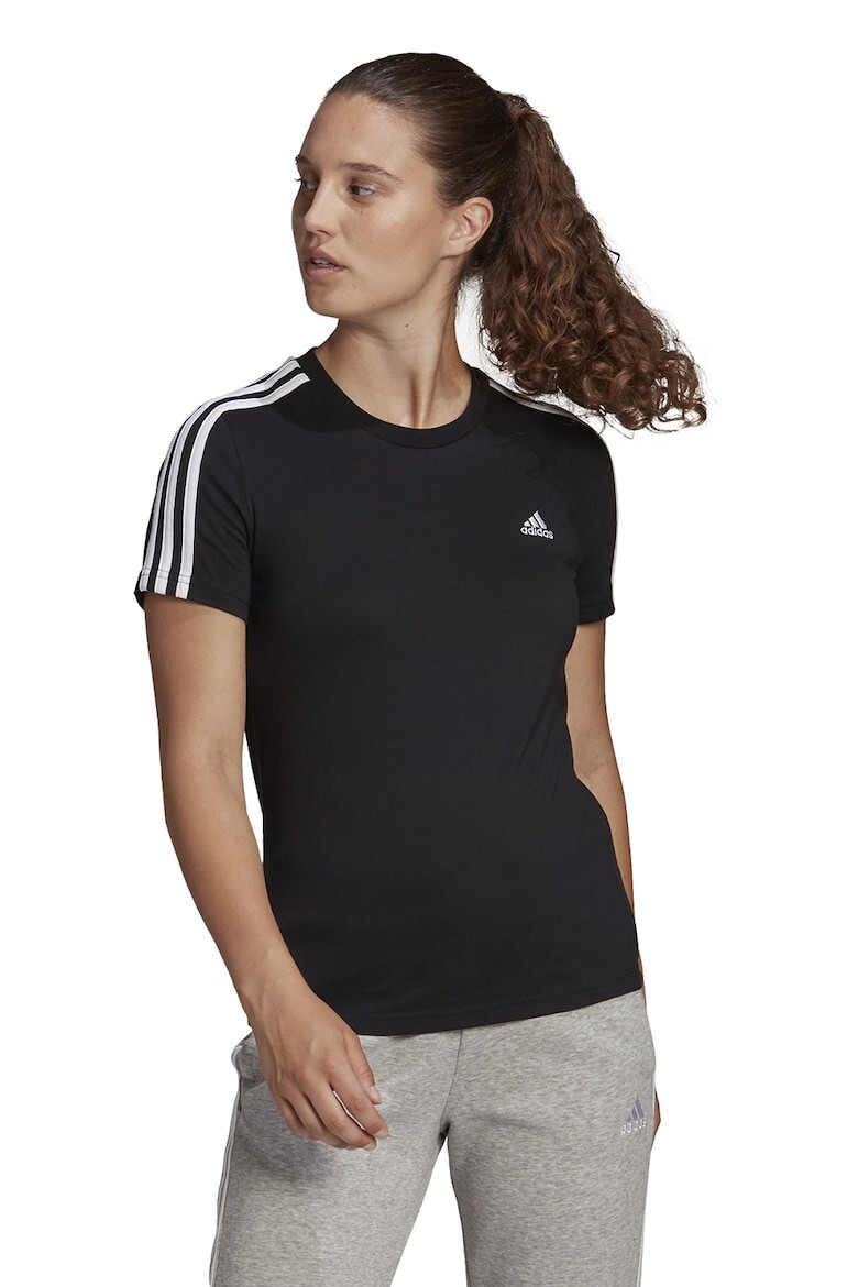 

Хлопковая футболка для тела Adidas Sportswear, черный