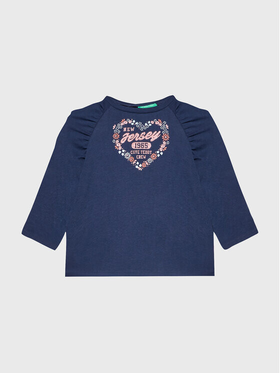 

Блуза стандартного кроя United Colors Of Benetton, синий