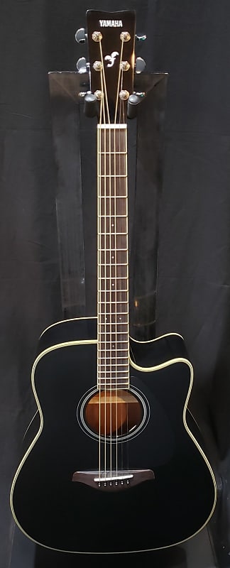 Акустическая гитара Yamaha FGC-TA TransAcoustic Dreadnought Guitar - Black 2023