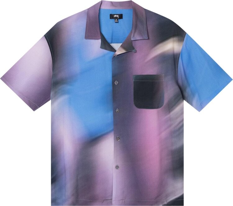 

Рубашка Stussy Motion Pattern Shirt 'Blue', синий