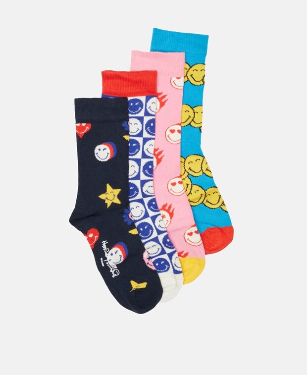 

Носки, упаковка 4 шт. Happy Socks, желтый