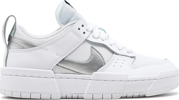 

Кроссовки Nike Wmns Dunk Low Disrupt 'White Metallic Silver', белый