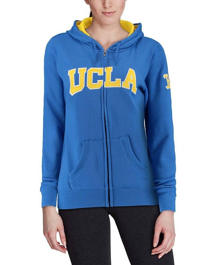 

Женская синяя худи с молнией во всю длину UCLA Bruins с арочным названием Colosseum, синий