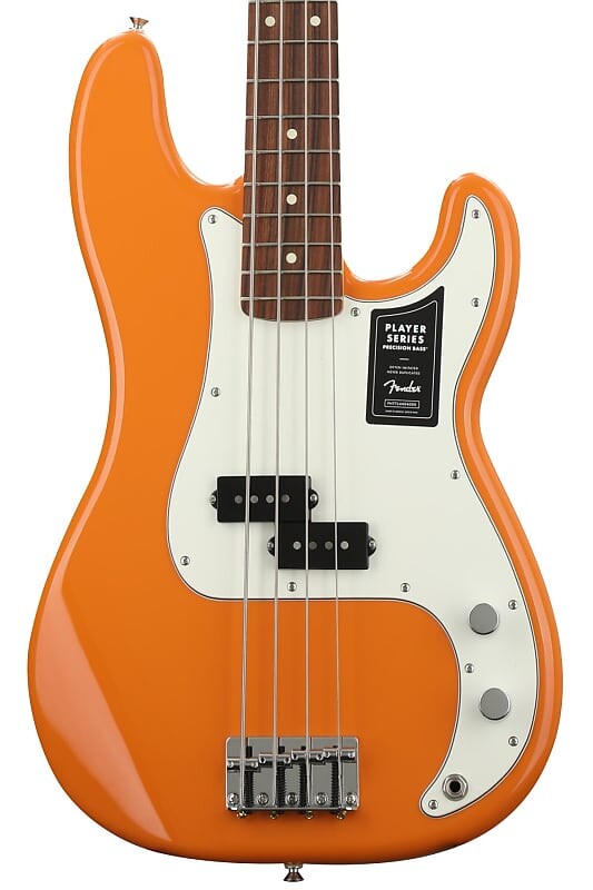 

Fender Player Precision Bass - Capri Orange с накладкой на гриф Pau Ferro 0149803582