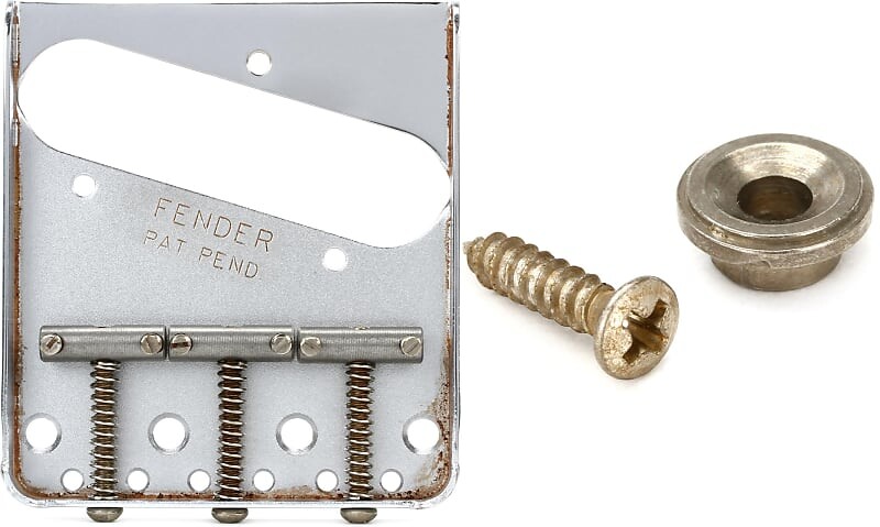 

Fender Road Worn Tele Bridge в сборе с направляющей Fender Road Worn Tele String 0997210000=1 0997214000=1