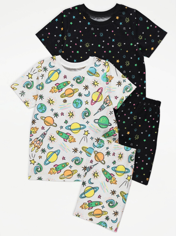 

Набор из 2 коротких пижам Cosmic Space George.