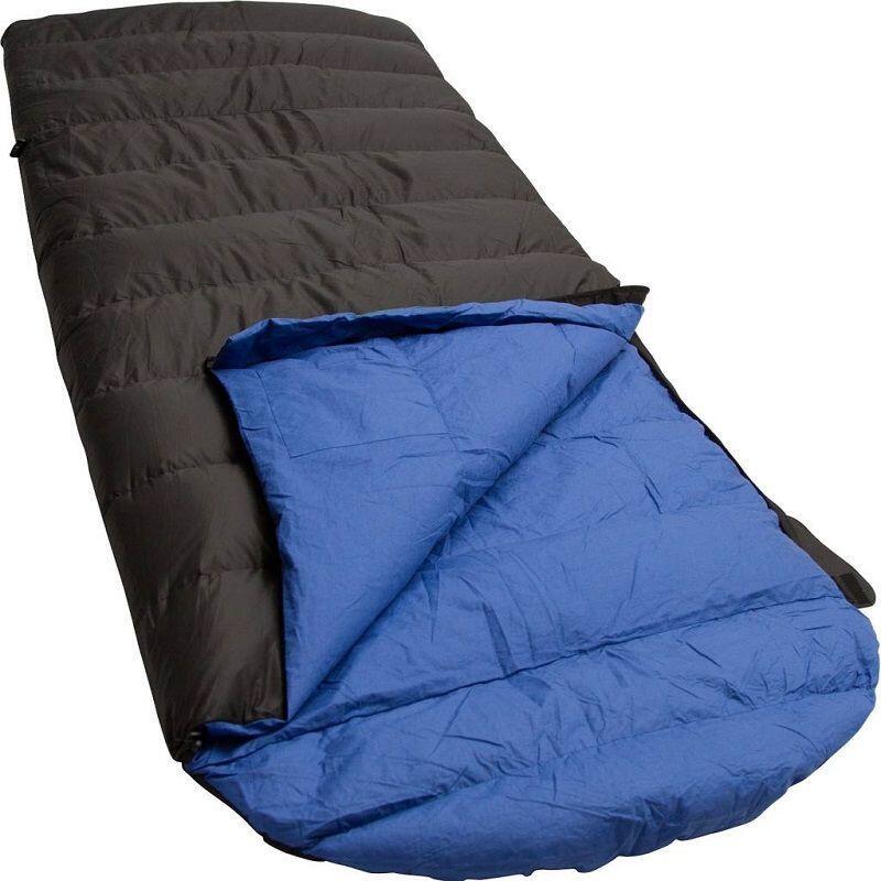 Спальный мешок Lowland Ranger Comfort NC из хлопка, черный / синий цена и фото