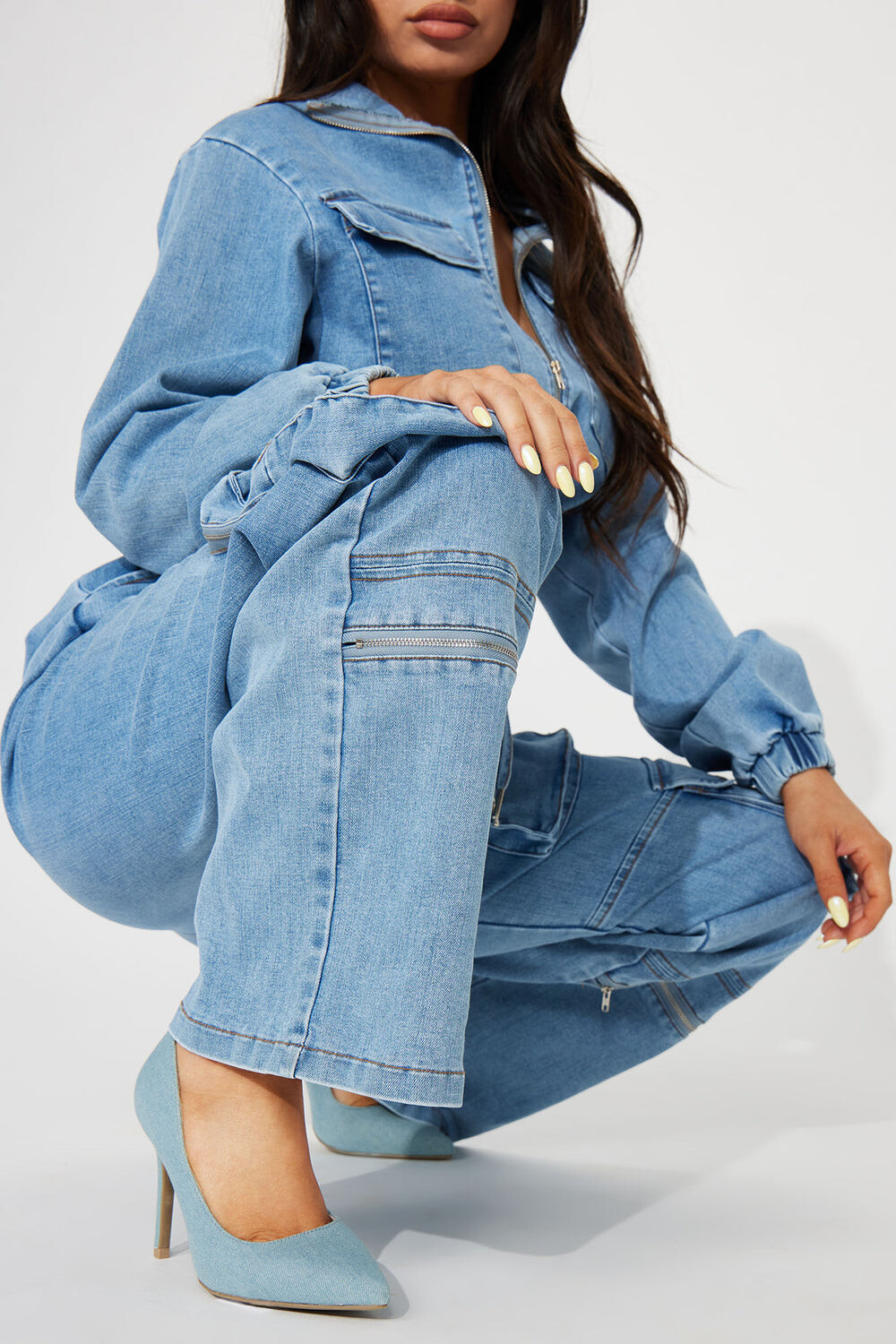 

Туфли лодочки Fashion Nova TRINA01, деним