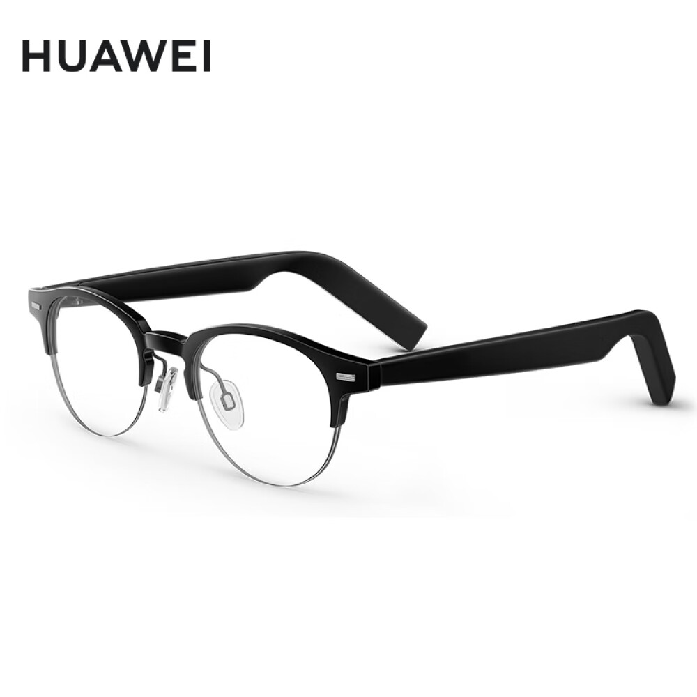 Умные очки круглые в полуоправе HUAWEI Eyewear 3 EVI-CG010, черный – купить  с доставкой из-за рубежа через платформу «CDEK.Shopping»