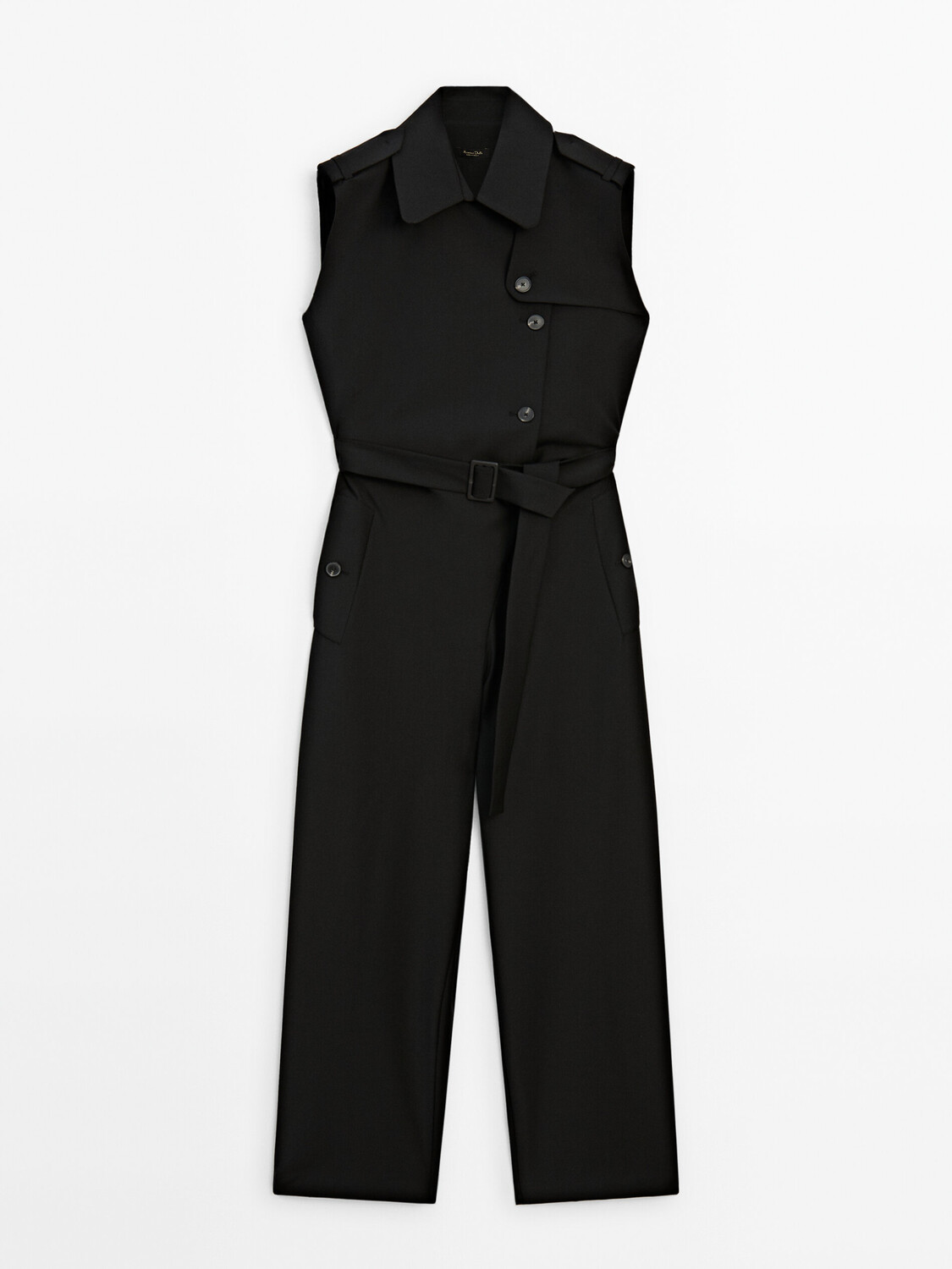 

Комбинезон Massimo Dutti Tailored-fit, черный