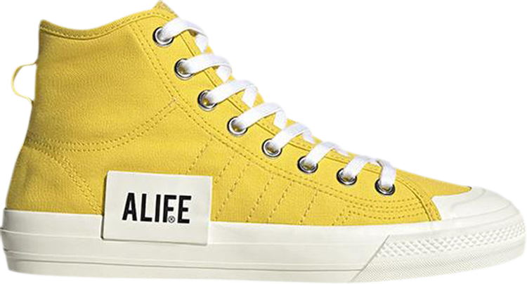 Кроссовки Adidas ALIFE x Nizza High 'Yellow', желтый
