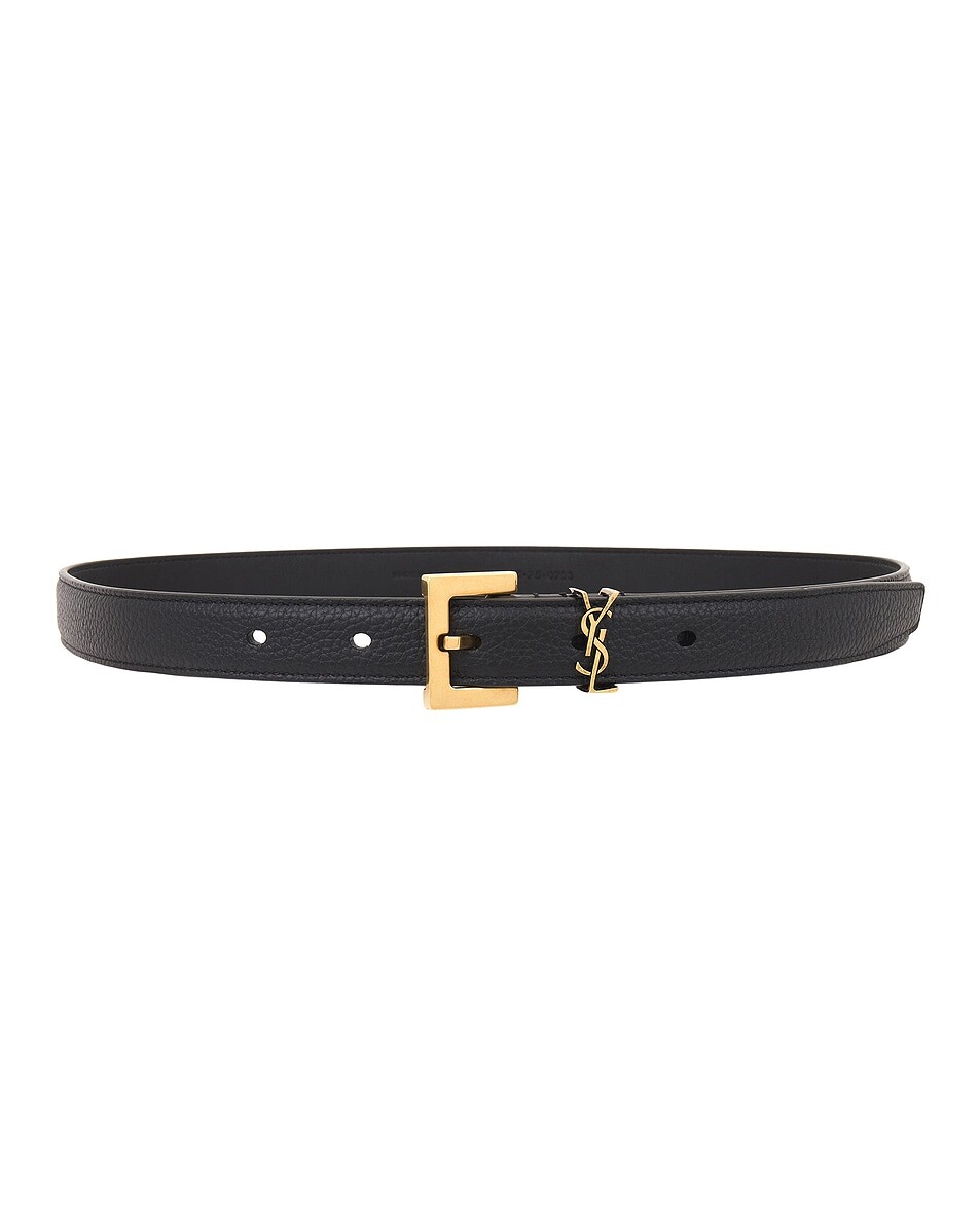

Ремень Кассандры Saint Laurent, цвет Nero
