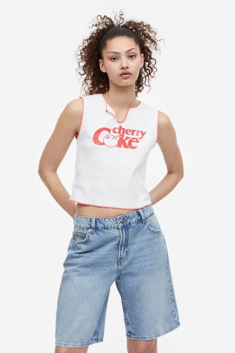 

Низкие шорты-бермуды H&M, джинсовый синий