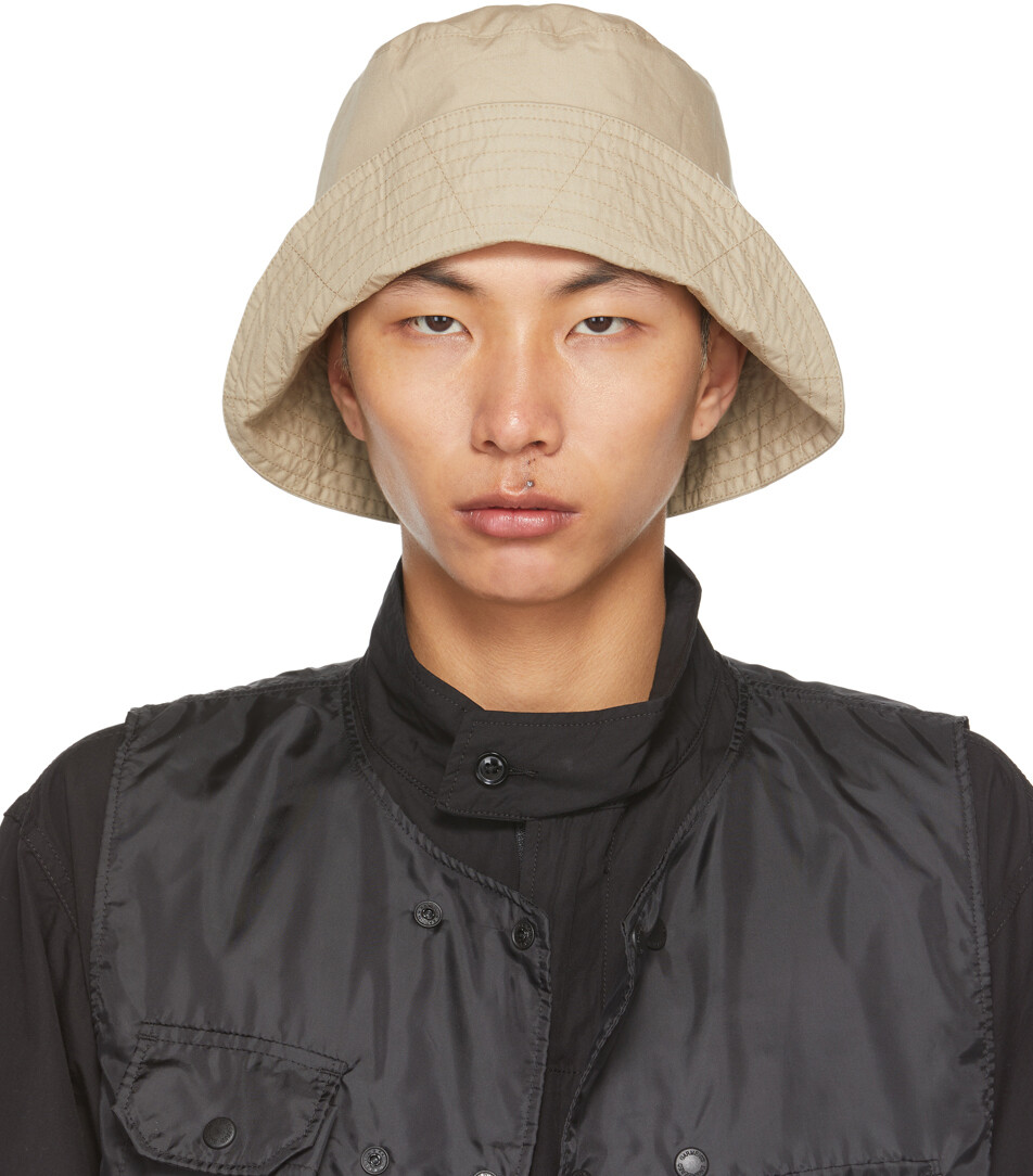 

Светло-коричневая хлопковая панама Engineered Garments