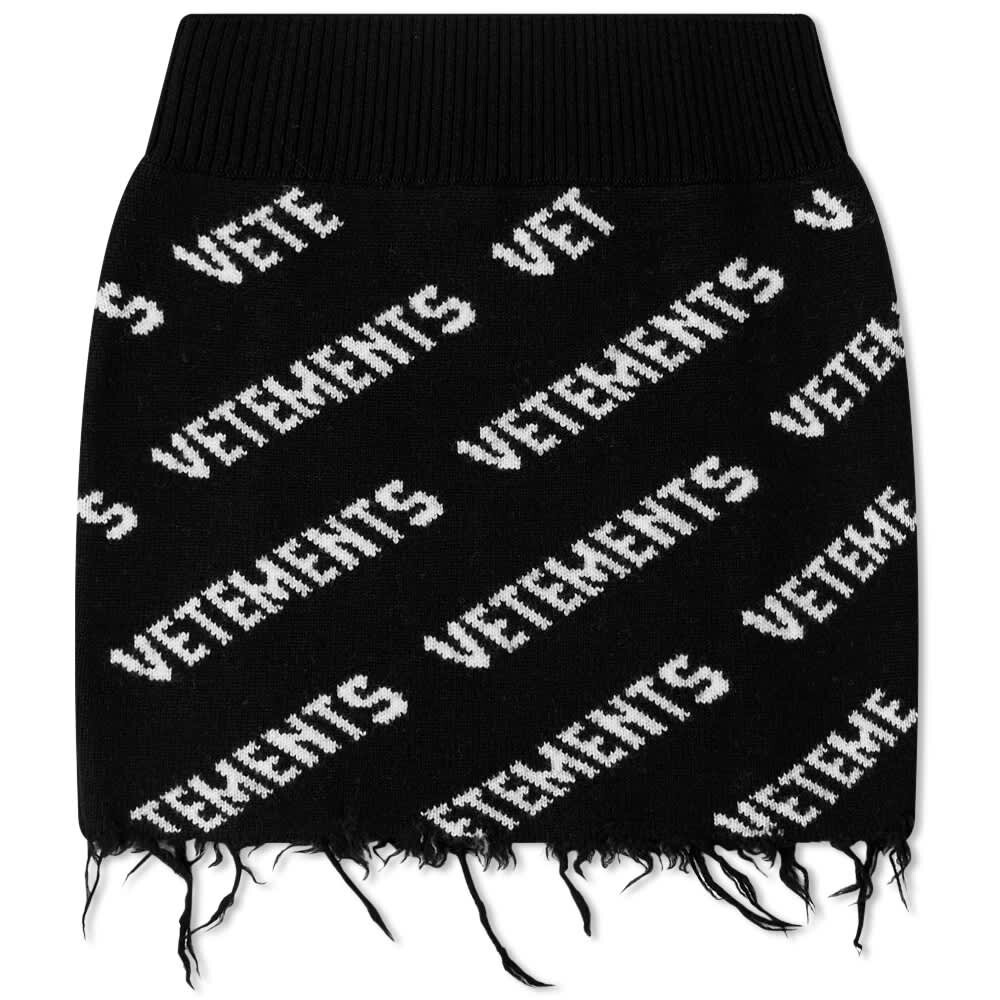 

Юбка VETEMENTS Monogram Mini Skirt