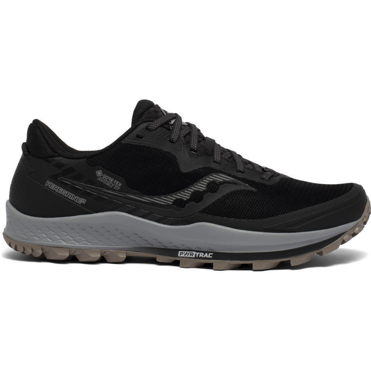 

Кроссовки Saucony Peregrine 11 G-TX, черный/черный/серый