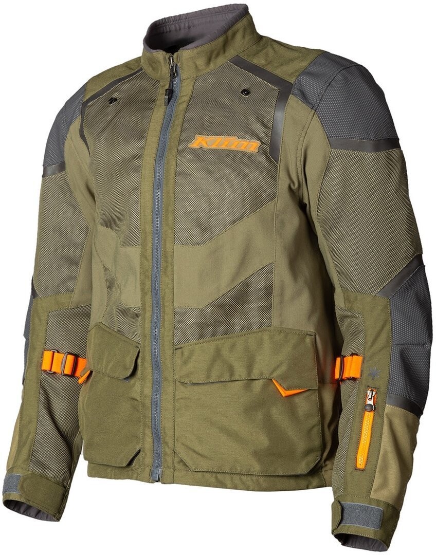 

Klim Baja S4 Мотоцикл Текстильный куртка, зеленый/серый
