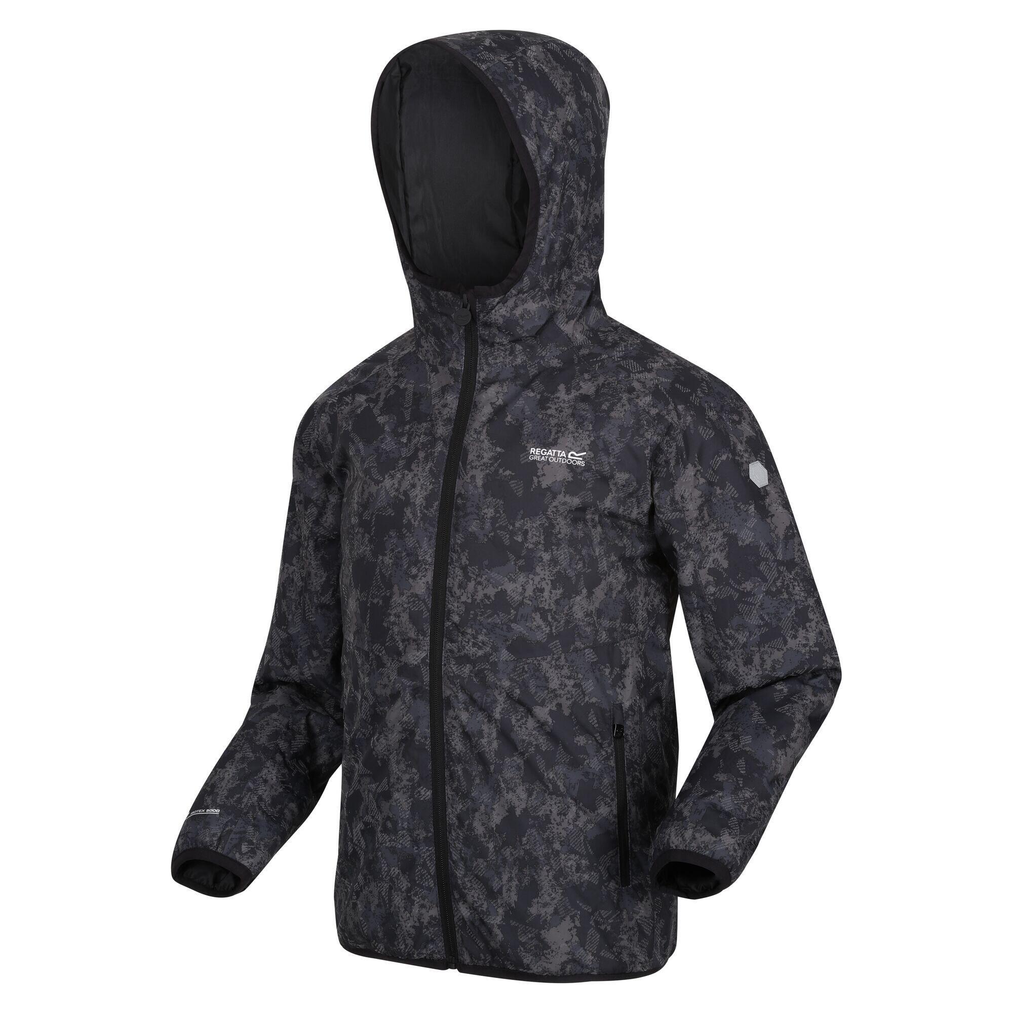 Непромокаемая детская куртка Regatta Volcanics Vi, серый