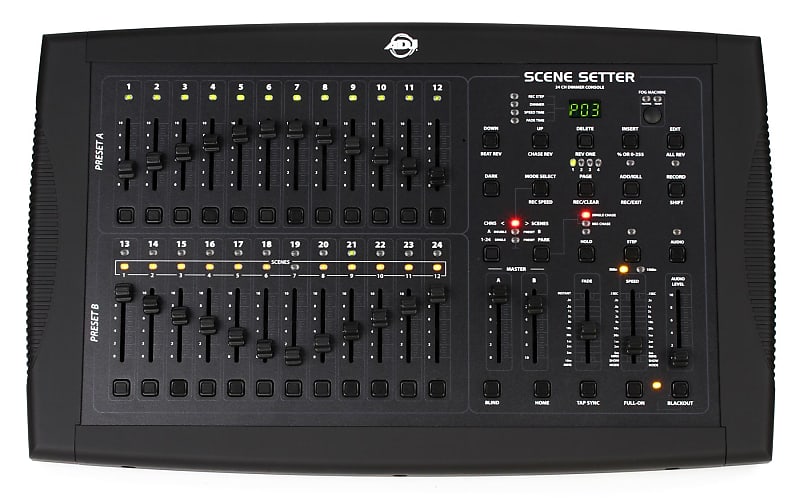 ADJ Scene Setter 24-канальная консоль диммера DMX (комплект из 2 шт.) в комплекте American DJ SCENE-SETTER=2