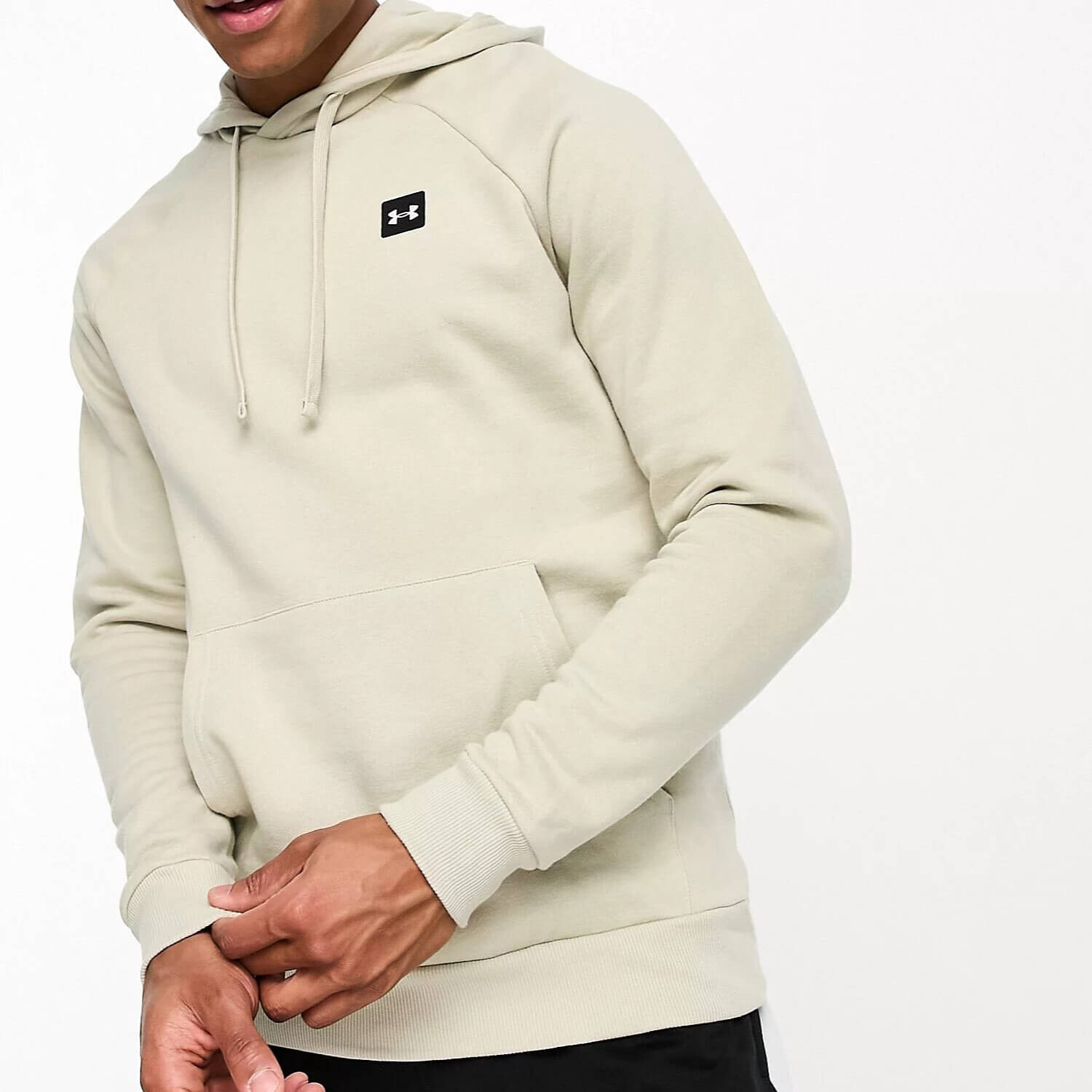

Флисовая толстовка с капюшоном Under Armour Co-ord Rival, бежевый