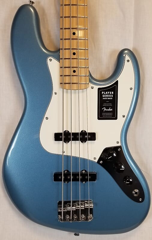 Fender Player Jazz Electric Bass Guitar, Кленовый гриф, Tidepool 0149902513 фото