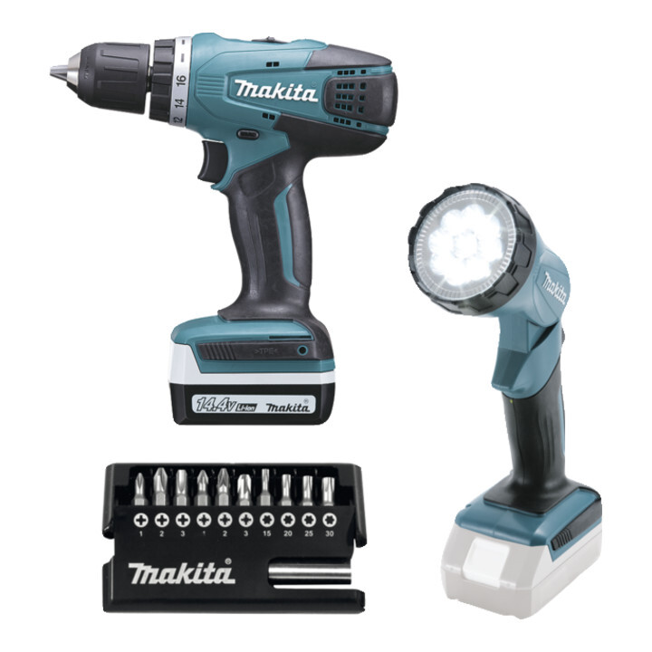 

Аккумуляторная дрель Makita DF347DWLX1 Набор