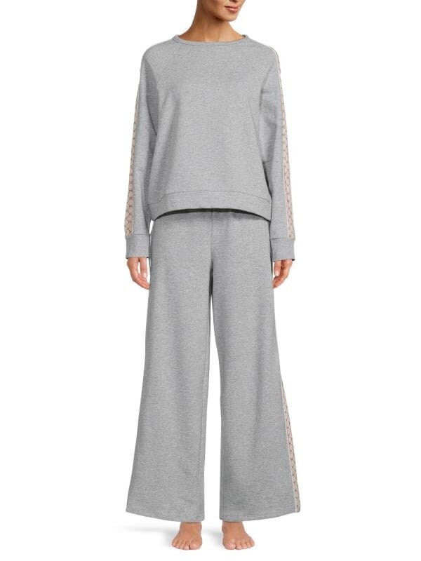 

Пижамный комплект из 2 предметов: толстовки и брюк DKNY Grey