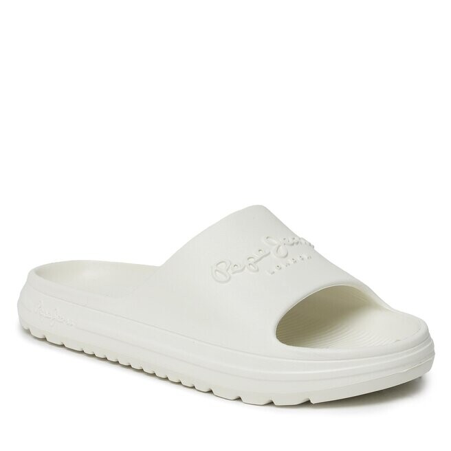 Шлепанцы Pepe Jeans Beach Slide W PLS70131 Factory White 801, белый кроссовки pepe jeans kenton mix w pls31560 factory white 801 белый