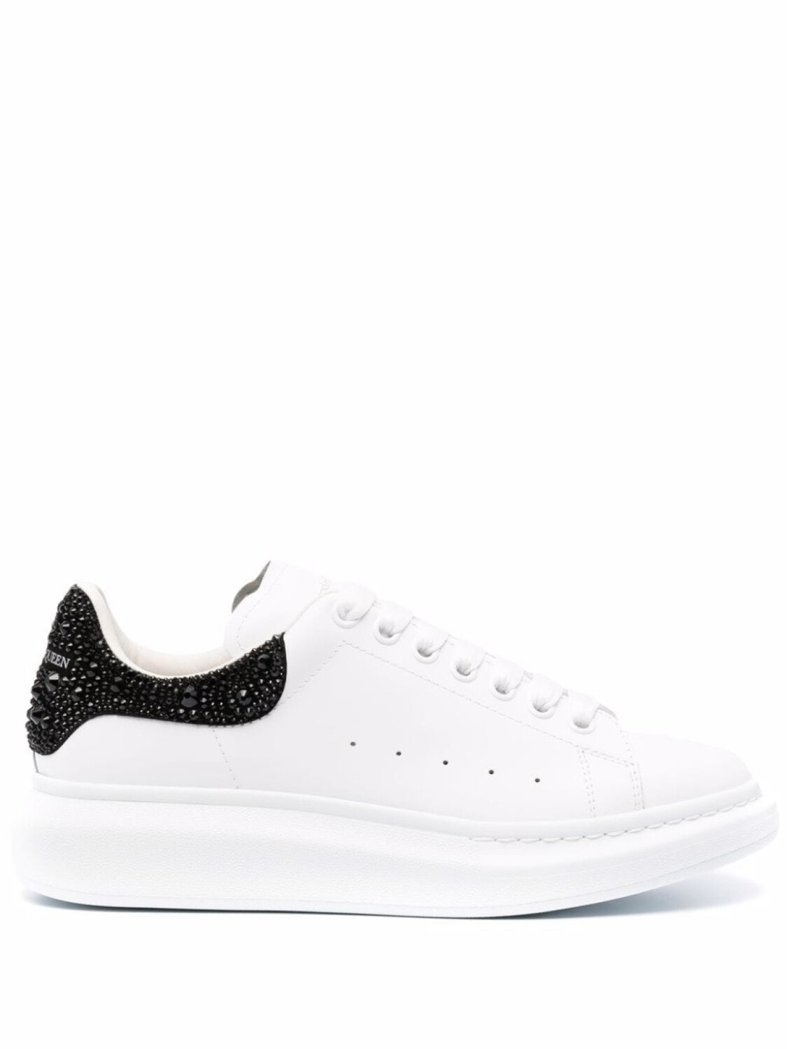 

Кроссовки Alexander McQueen Oversized Crystals, белый/черный
