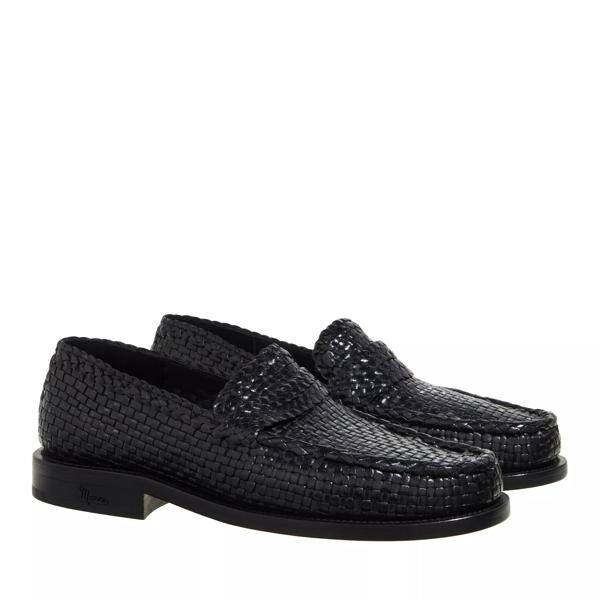 

Лоферы woven light loafer Marni, черный