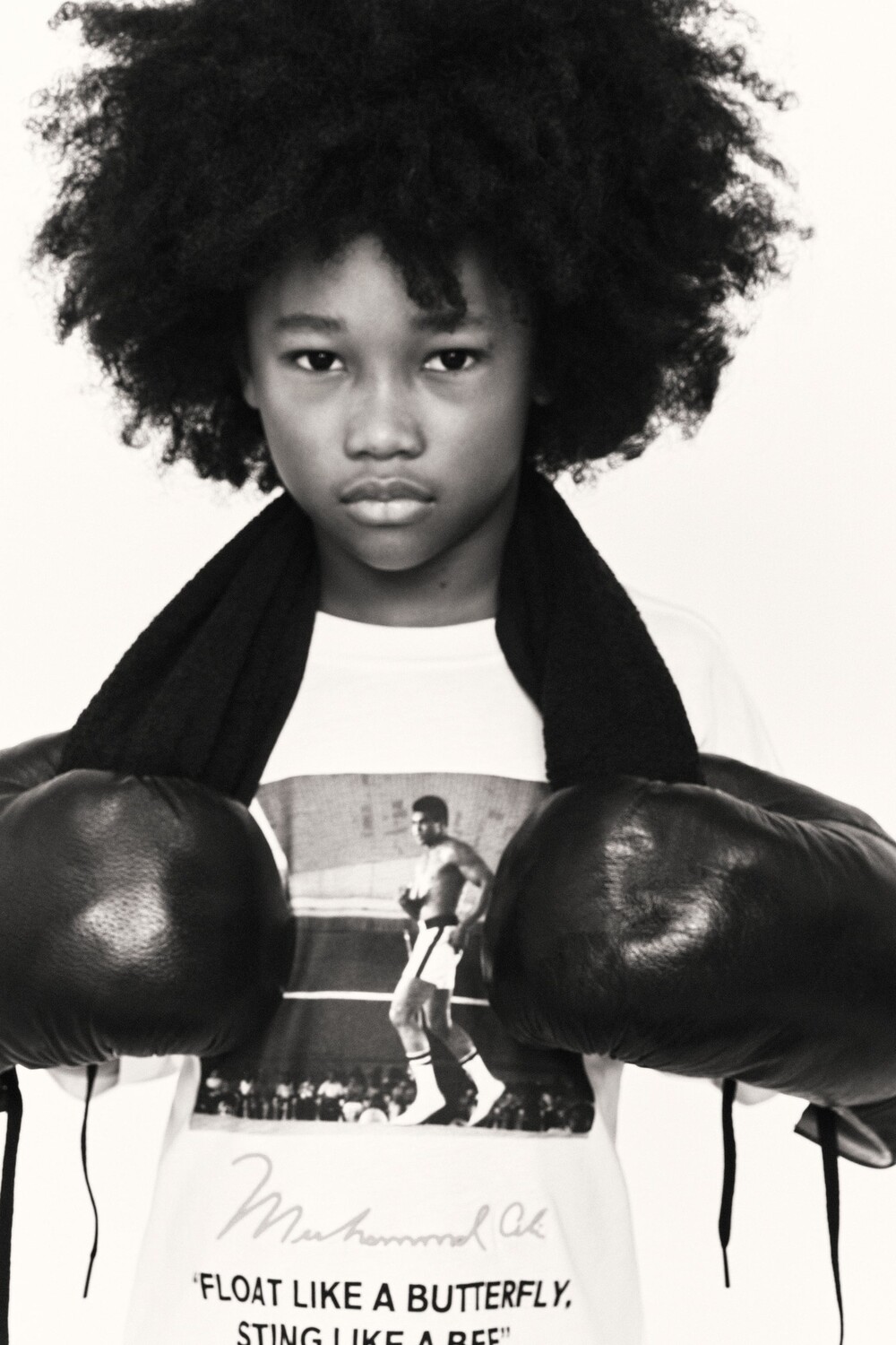 

Футболка с надписью muhammad ali Zara, белый