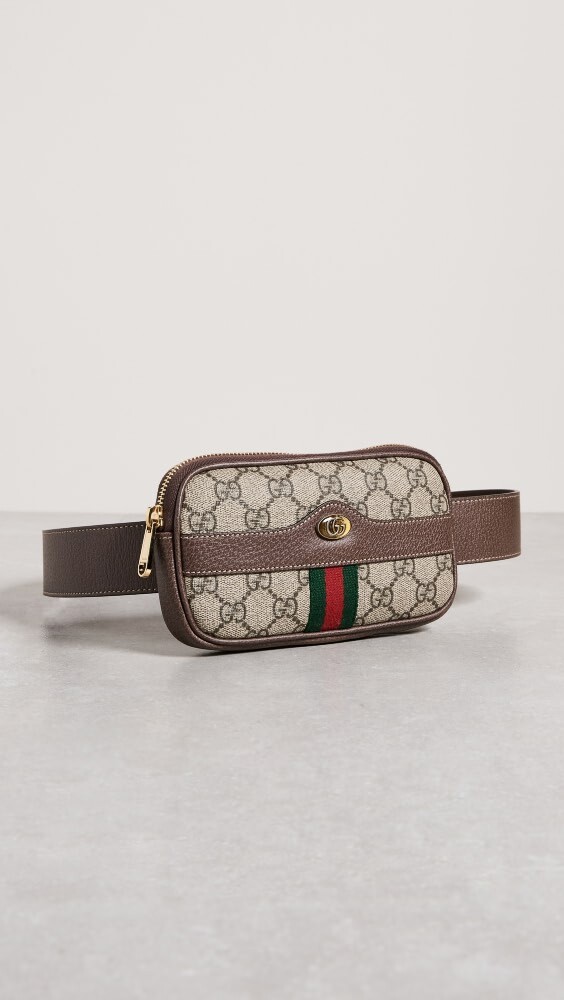 

Поясная сумка Shopbop Archive Gucci Small Ophidia Web, коричневый