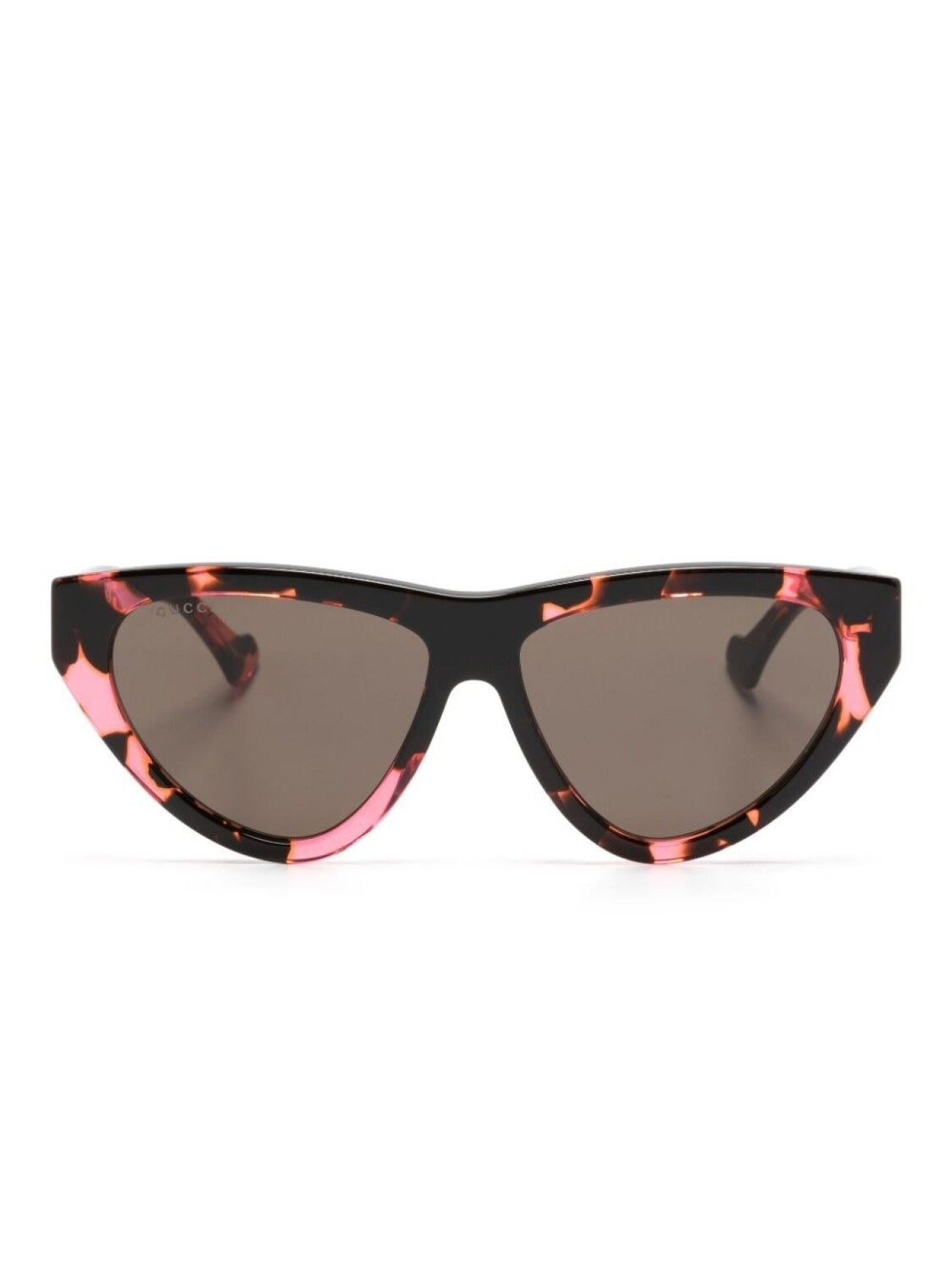 

Gucci Eyewear солнцезащитные очки в оправе 'кошачий глаз', розовый