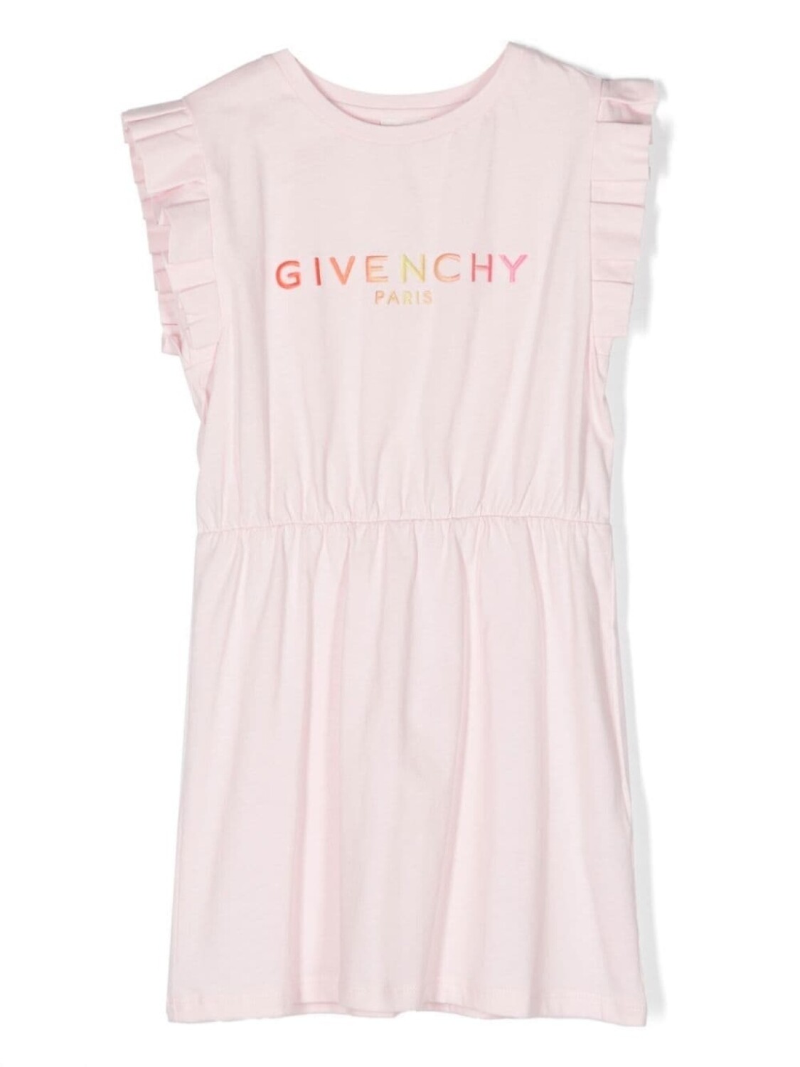 

Givenchy Kids платье без рукавов с вышитым логотипом, розовый