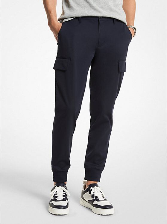

Тканые джоггеры-карго Michael Kors Mens, черный