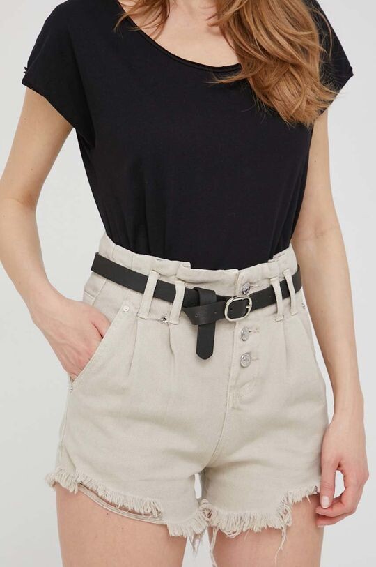 

Джинсовые шорты Answear Lab, бежевый