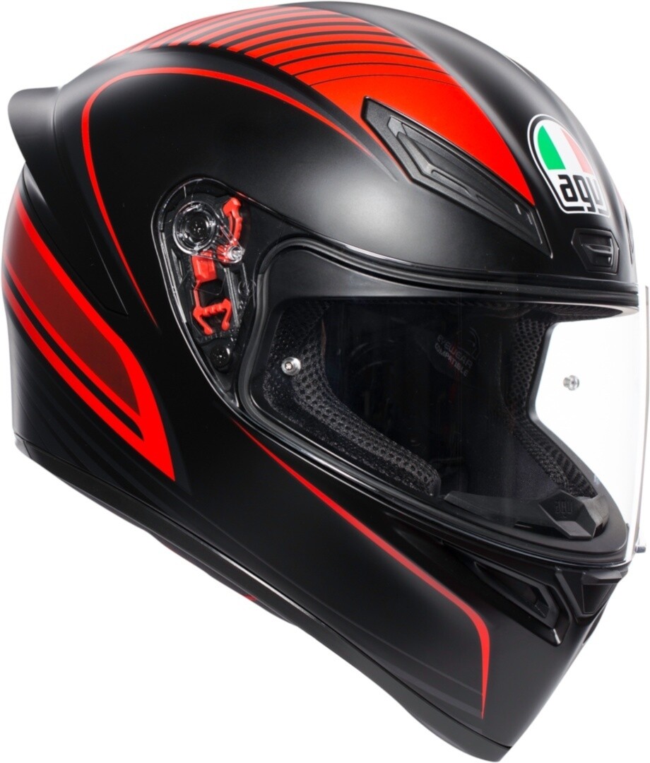 

Шлем AGV K-1 Warmup, черный/красный