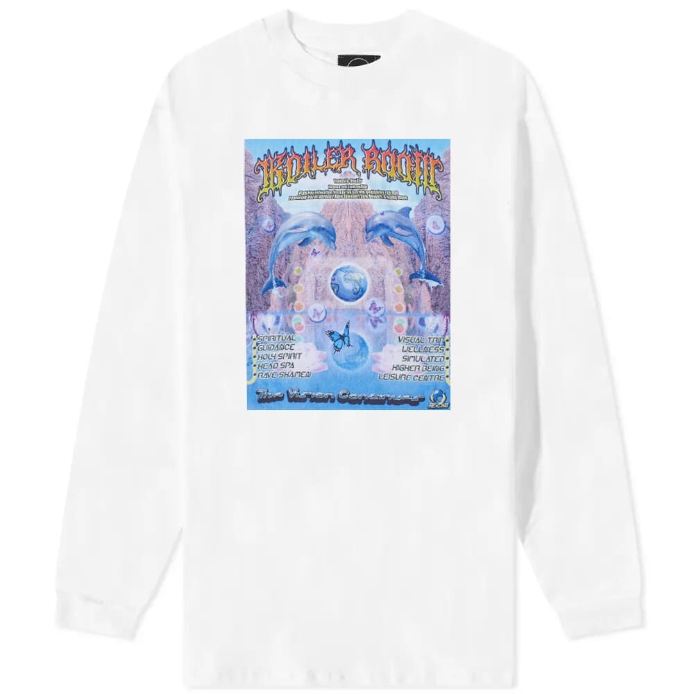 

Футболка Boiler Room True Healing Long Sleeve Tee, Серый
