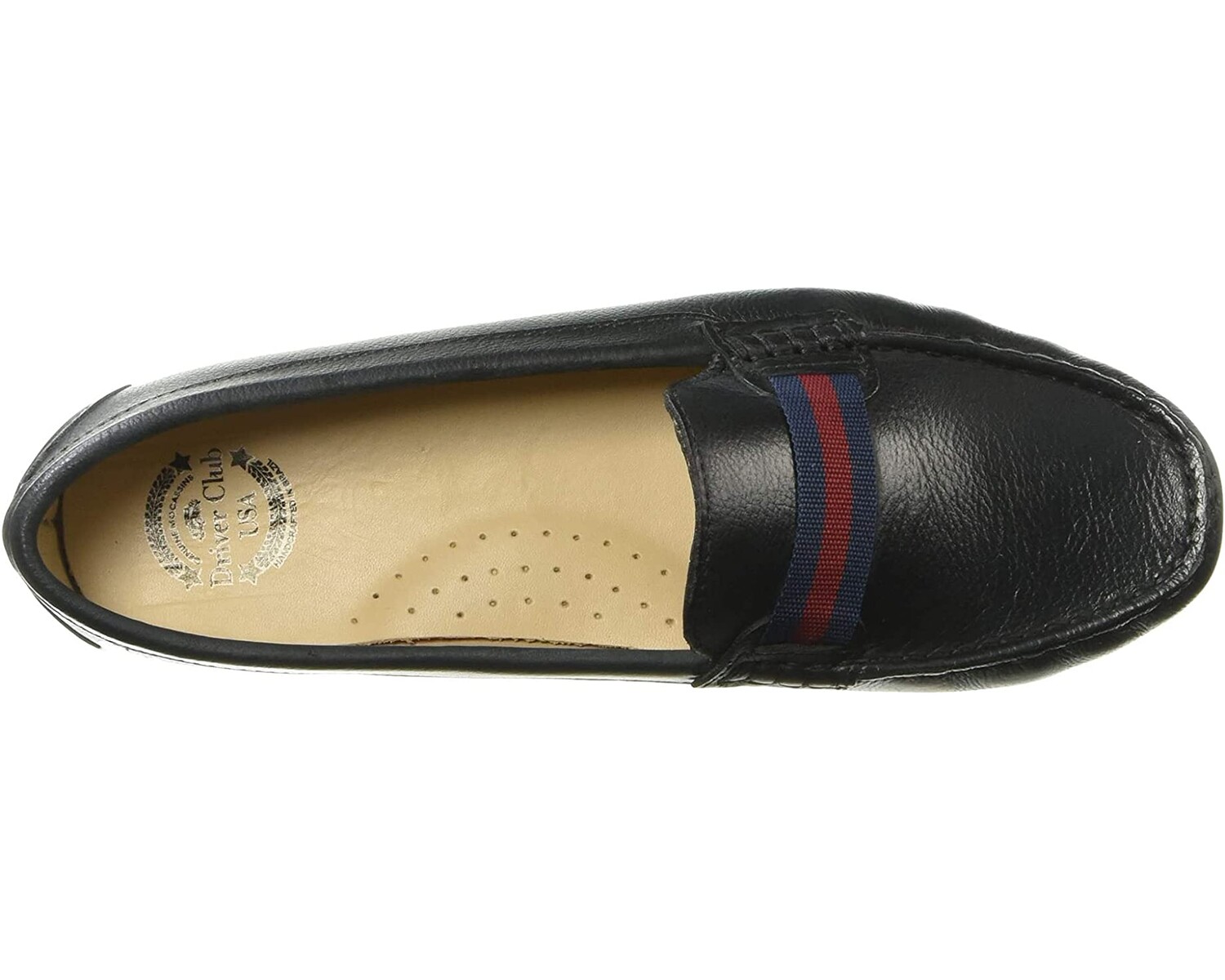 

Лоферы Women's Leather Made in Brazil Grow Gain Ribbon Detail Driver Moc Loafer Driver Club USA, черный