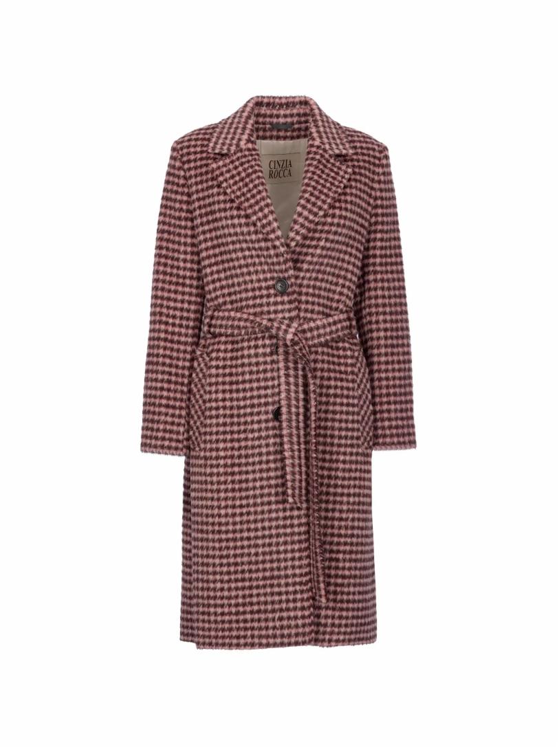 Пальто Cinzia Rocca inspire пальто однобортное прямого кроя серый меланж
