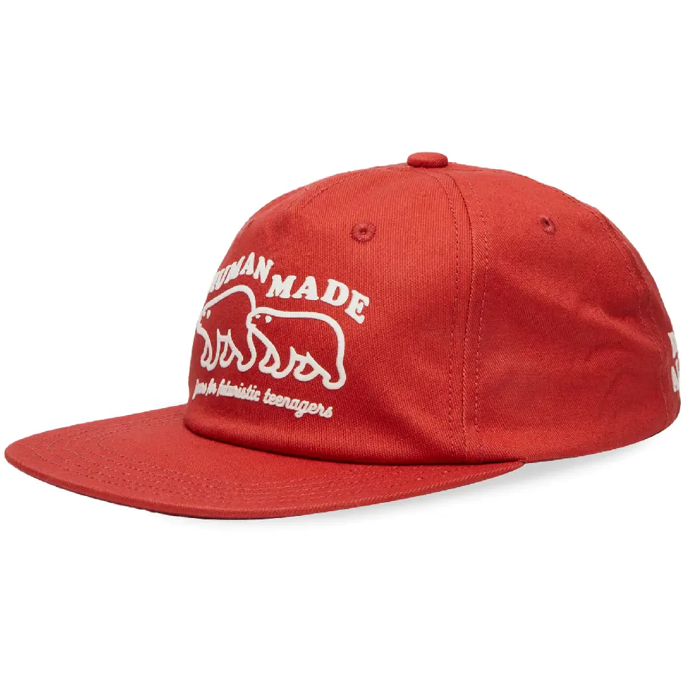 

Бейсболка Human Made Polar Bear Cap, красный