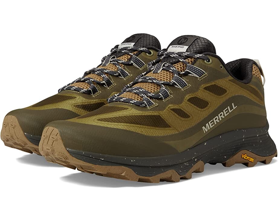 

Кроссовки Moab Speed Merrell, оливковый
