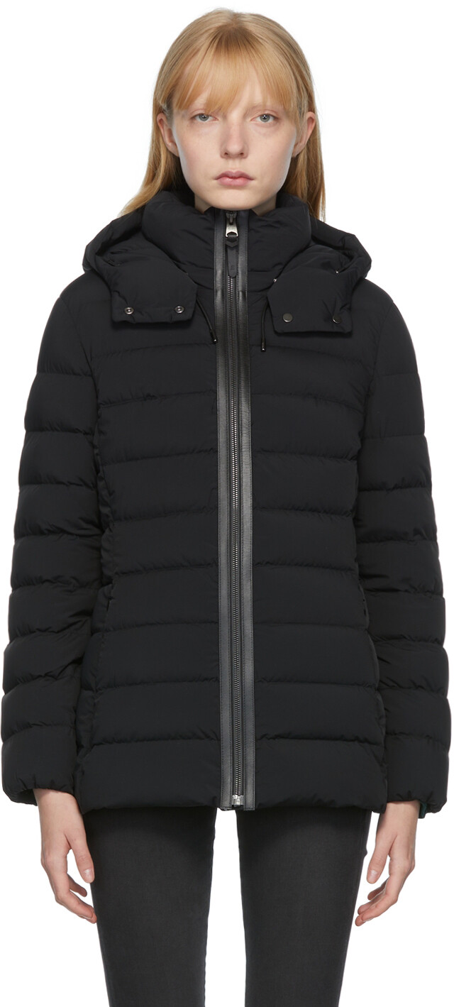 

Черный пуховик Jazmin из тафты Mackage
