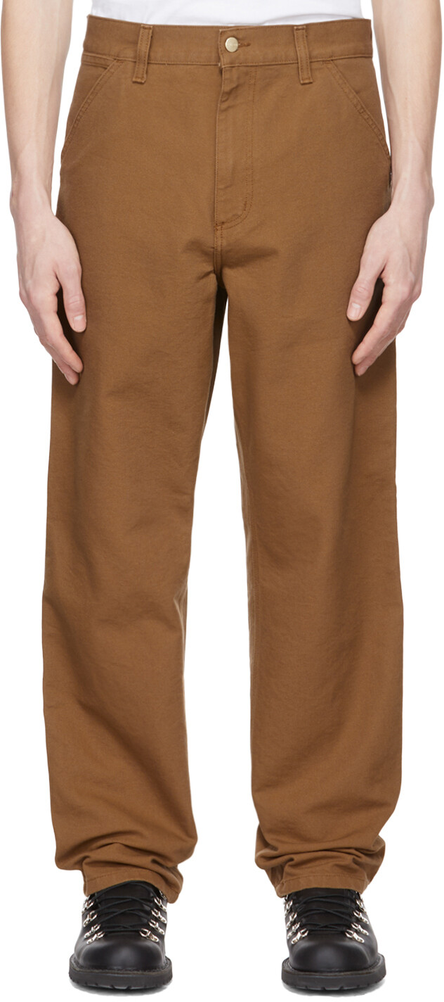 

Светло-коричневые хлопковые брюки Carhartt Work In Progress