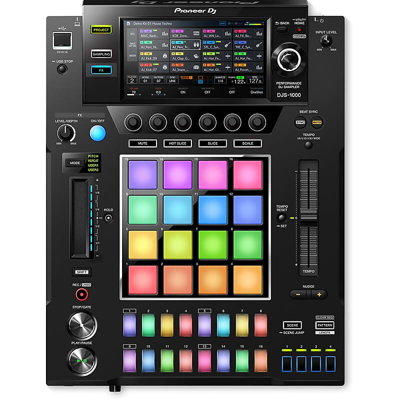 

Pioneer DJ DJS-1000 Автономный USB-секвенсор MIDI-эффектов Семплер Рабочая станция