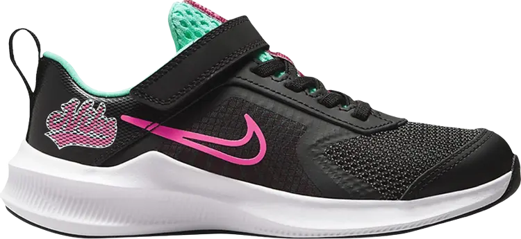 

Кроссовки Nike Downshifter 11 SE PS 'Black Dynamic Turquoise', черный