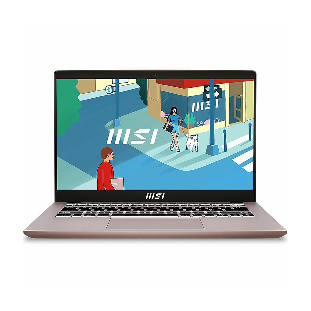 Ноутбук MSI Modern 14 C13M, 14, 16Гб/512Гб, i5-1335U, розовый, английская клавиатура ноутбук hp pavilion x360 convertible 14 ek1025tu 14 сенсорный 8гб 512гб i5 1335u серый английская клавиатура